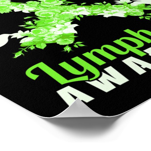 Lymphoma Awareness Support Birds Poster (Hoek)