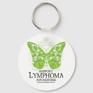 Lymphoma Butterfly Sleutelhanger