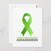 Lymphoma Cancer Awareness Briefkaart (Voorkant / Achterkant)