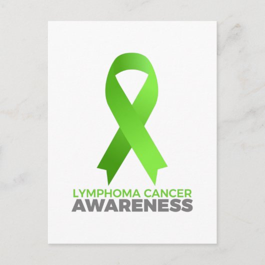 Lymphoma Cancer Awareness Briefkaart (Voorkant)