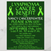 Lymphoma Cancer Benefit Flyer (Voorkant)