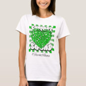 Lymphoma Cancer Support Squad Aangepaste naam Shir T-shirt (Voorkant)