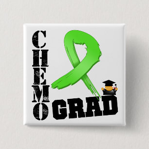 Lymphoma Chemo Afstudeerder Vierkante Button 5,1 Cm
