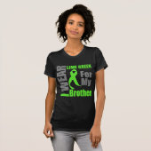 Lymphoma ik Draag Lime Green Brother T-shirt (Voorkant volledig)