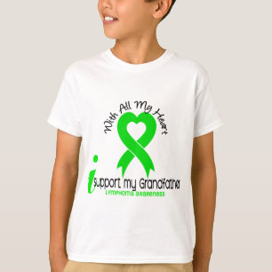 LYMPHOMA Ik steun mijn grootvader T-shirt