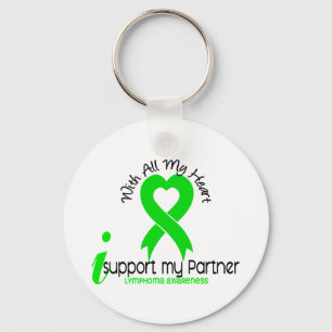 LYMPHOMA Ik steun Mijn Partner Sleutelhanger