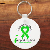 LYMPHOMA Ik steun mijn vader Sleutelhanger (Voorkant)