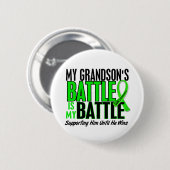 Lymphoma mijn strijd tegen 1 kleinzoon ronde button 5,7 cm (Voorkant /achterkant)