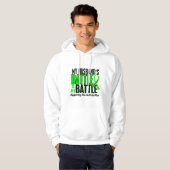 Lymphoma mijn strijd tegen 1 man hoodie (Voorkant volledig)
