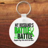 Lymphoma mijn strijd tegen 1 man sleutelhanger (Voorkant)