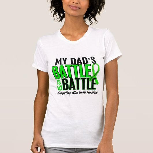Lymphoma mijn strijd tegen 1 vader t-shirt (Voorkant)