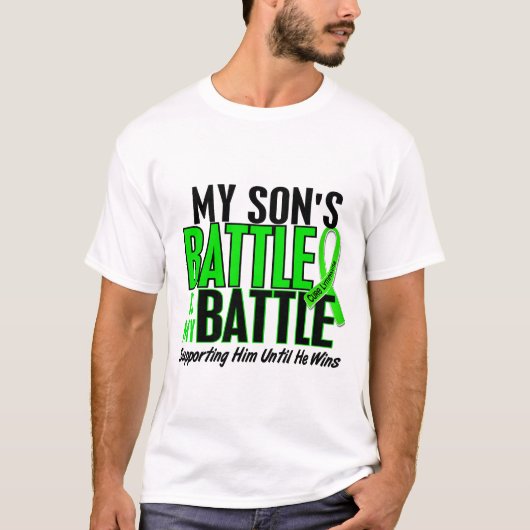 Lymphoma mijn strijd tegen 1 zoon t-shirt (Voorkant)