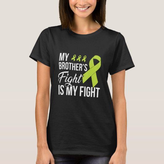 Lymphoma  My Brother's Fight T-shirt (Voorkant)