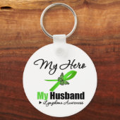 Lymphoma My Hero My Husband Sleutelhanger (Voorkant)