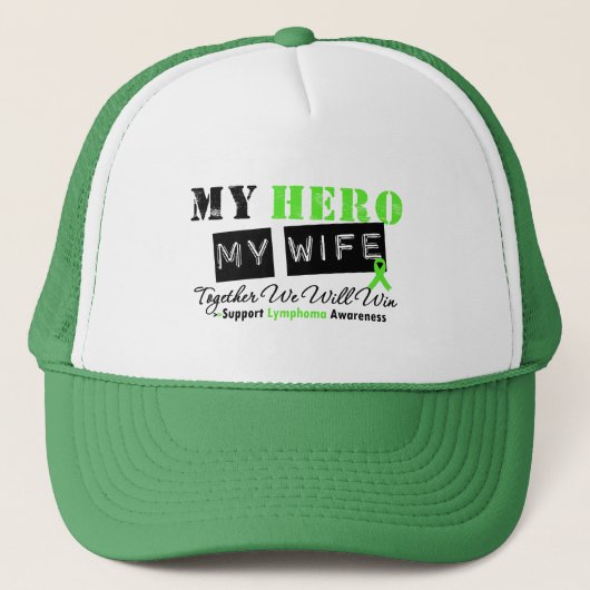 LYMPHOMA My Hero My Wife We gaan winnen Trucker Pet (Voorkant)
