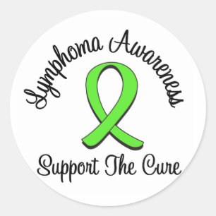 Lymphoma Support Cure Ronde Sticker