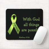 Lymphoma Survivor Mousepad Muismat (Met muis)
