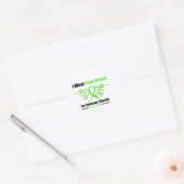 Lymphoma Tribal Ribbon is een speciale Ronde Sticker (Envelop)