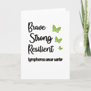 Lymphoma Warrior Hodgkins Lymphoma Cancer Survivor Kaart