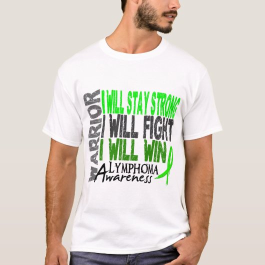 Lymphoma Warrior T-shirt (Voorkant)