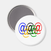 @lympics magneet (Voorkant / Achterkant)