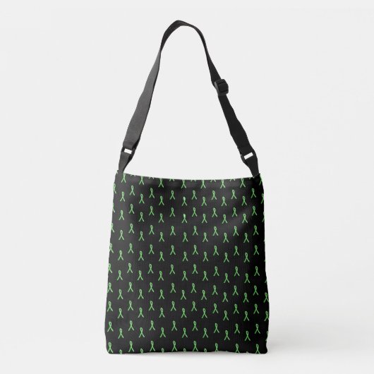 Lymziekte-bewustwording Lint "Wees sterk"-Tas Crossbody Tas (Achterkant)
