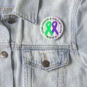 Lymziekte en fibromyalgie Survivor Button (In situ)
