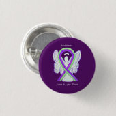 Lymziekte en Lupus Awareness Ribbon Buttonnen Ronde Button 3,2 Cm (Voorkant /achterkant)