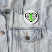Lymziekte Harde ribbon Collage Ronde Button 5,7 Cm (In situ)