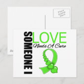 Lymziekte iemand van wie ik hou, heeft een kuur no briefkaart (Voorkant / Achterkant)