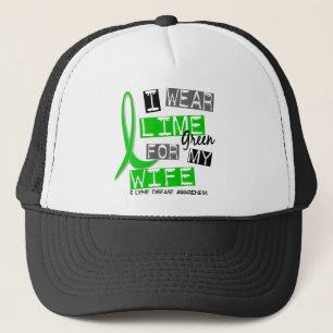 Lymziekte Ik Draag Lime Green voor mijn vrouw 37 Trucker Pet