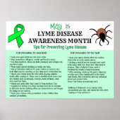 Lymziekte-preventie Onderwijs Poster (Voorkant)