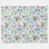 Lymziekte - Warmtebewustzijn Blanket groen lint Fleece Deken (Voorkant (Horizontaal))