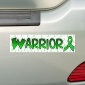 Lymziekte Warrior Awareness Ribbon Bumper Bumpersticker (Op auto)