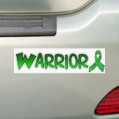 Lymziekte Warrior-bewustzijnslint bumper Bumpersticker (Op auto)