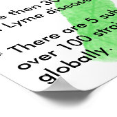 Lymziekte werkt in het onderwijs Poster (Hoek)