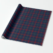 Lynch Clan Tartan Ierse geruite patroon Cadeaupapier (Uitgerold)
