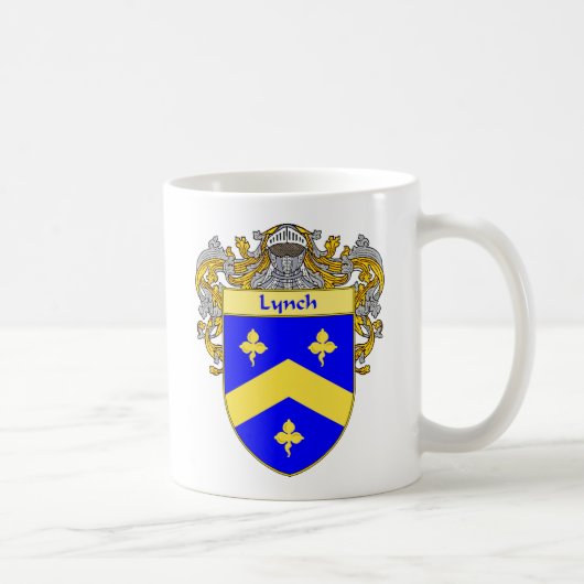 Lynch Coat of Arms (Beheerd) Koffiemok (Rechts)