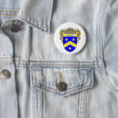 Lynch Coat of Arms (Beheerd) Ronde Button 5,7 Cm (In situ)