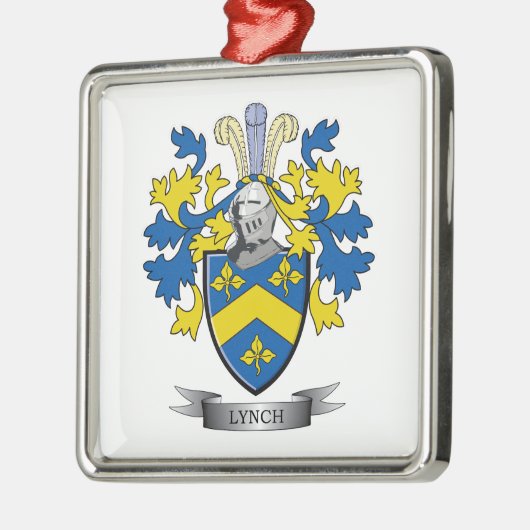 Lynch Coat of Arms Metalen Ornament (Links)