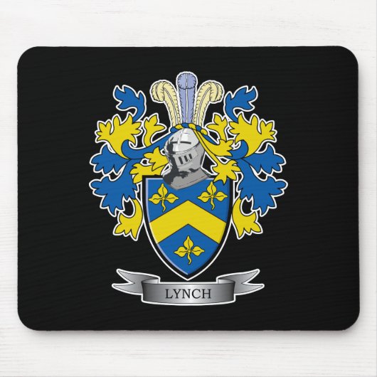 Lynch Coat of Arms Muismat (Voorkant)