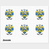 Lynch Coat of Arms Vierkante Sticker (Vel)