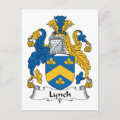 Lynch Family Crest Briefkaart (Voorkant)
