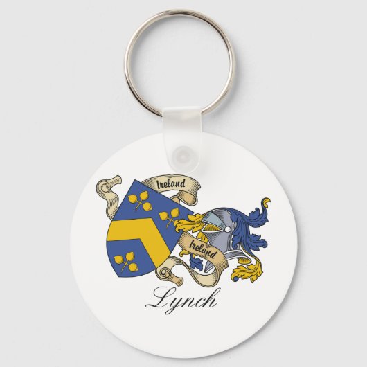 Lynch Family Crest Sleutelhanger (Voorkant)