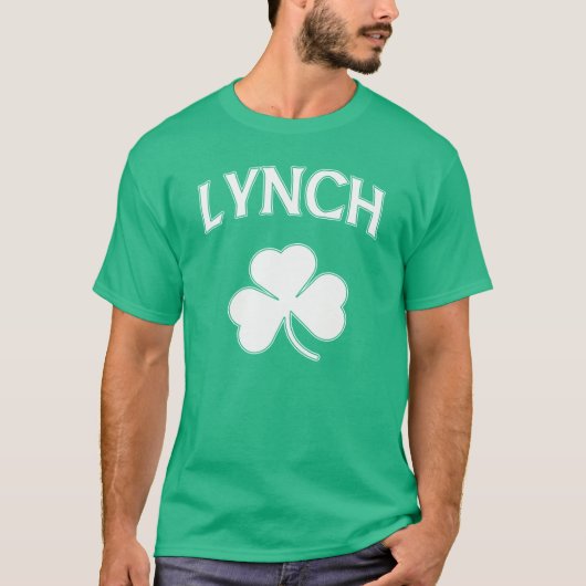 Lynch Irish Heritage Shamrock T-shirt (Voorkant)