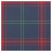 Lynch Tartan Pattern Navy Blue Irish Pset Stof (Close Up)