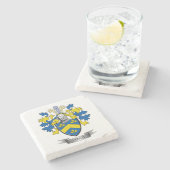 Lynch Wapenschild Stenen Onderzetter (Zijkant)