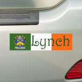 Lynch wapenschild Vlag Bumpersticker (Op auto)
