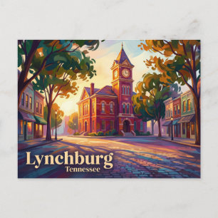 Lynchburg Historic Square USA Briefkaart