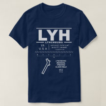 Lynchburg Regional Airport LYH T-shirt